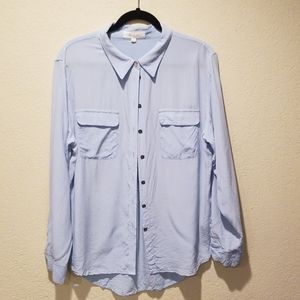 Two By Vince Camuto blue button up
